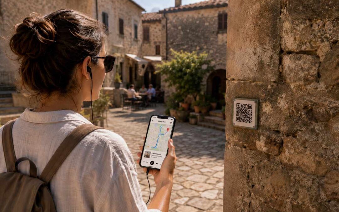 Dal QR code alla geolocalizzazione: le tecnologie per creare un itinerario audio